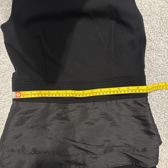 Three Dots Black‎ Tank bodycon Dress Layered Skirt Large Pre-owned - Picture 12 of 12